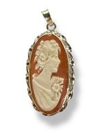 Anhänger Mandile 1922 Dame Cammei  in Silber Conchiglia 2MCICM209